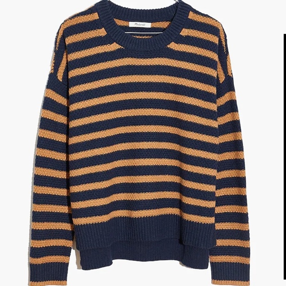 Madewell Striped Pickford Pullover Sweater